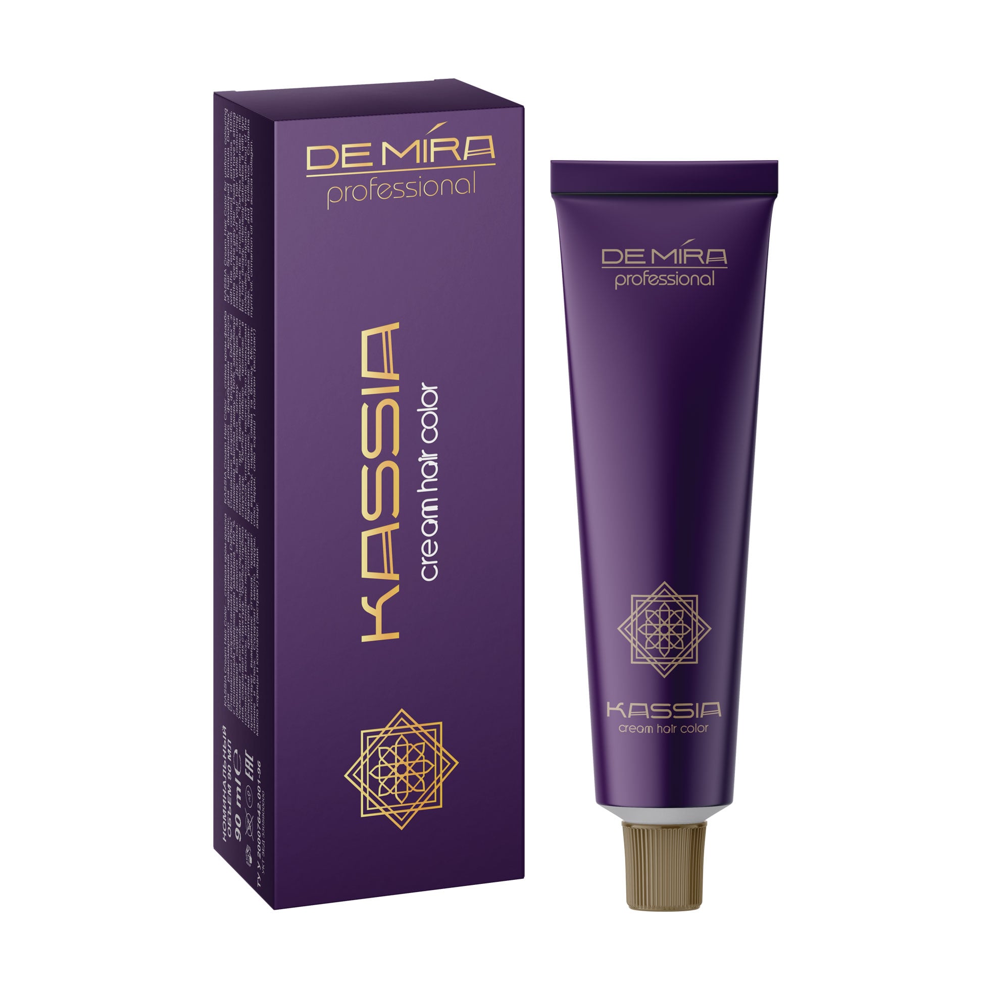 Уцінка! Стійка крем-фарба для волосся DeMira Professional Kassia Cream Hair Color 5/1, 90 мл